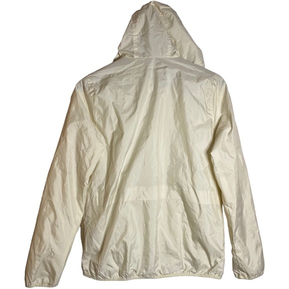 U.S. Polo Assn. White Lightweight Windbreaker Jacket Hooded Zippered Pockets M - Picture 2 of 16
